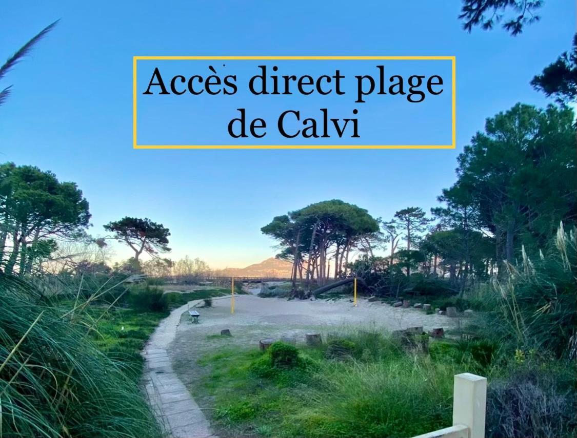 Duplex Calvi Direct Plage Dış mekan fotoğraf